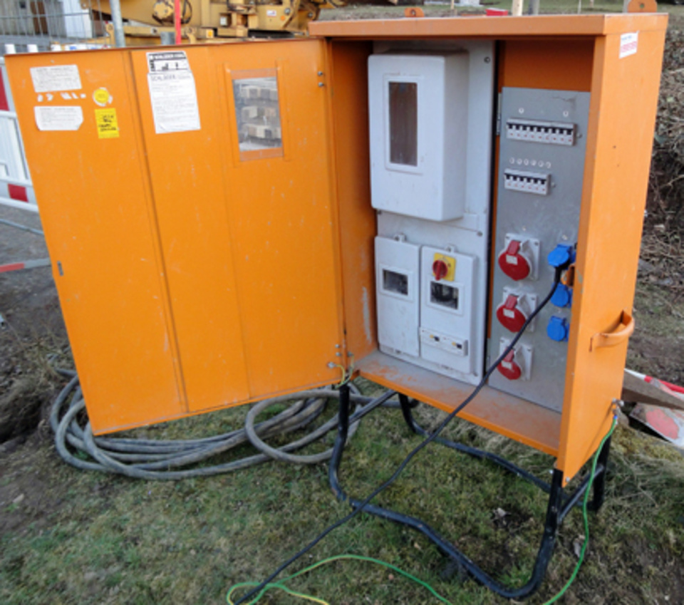 Baustromkasten bei LES Lochmann Elektro Service in Holzweißig