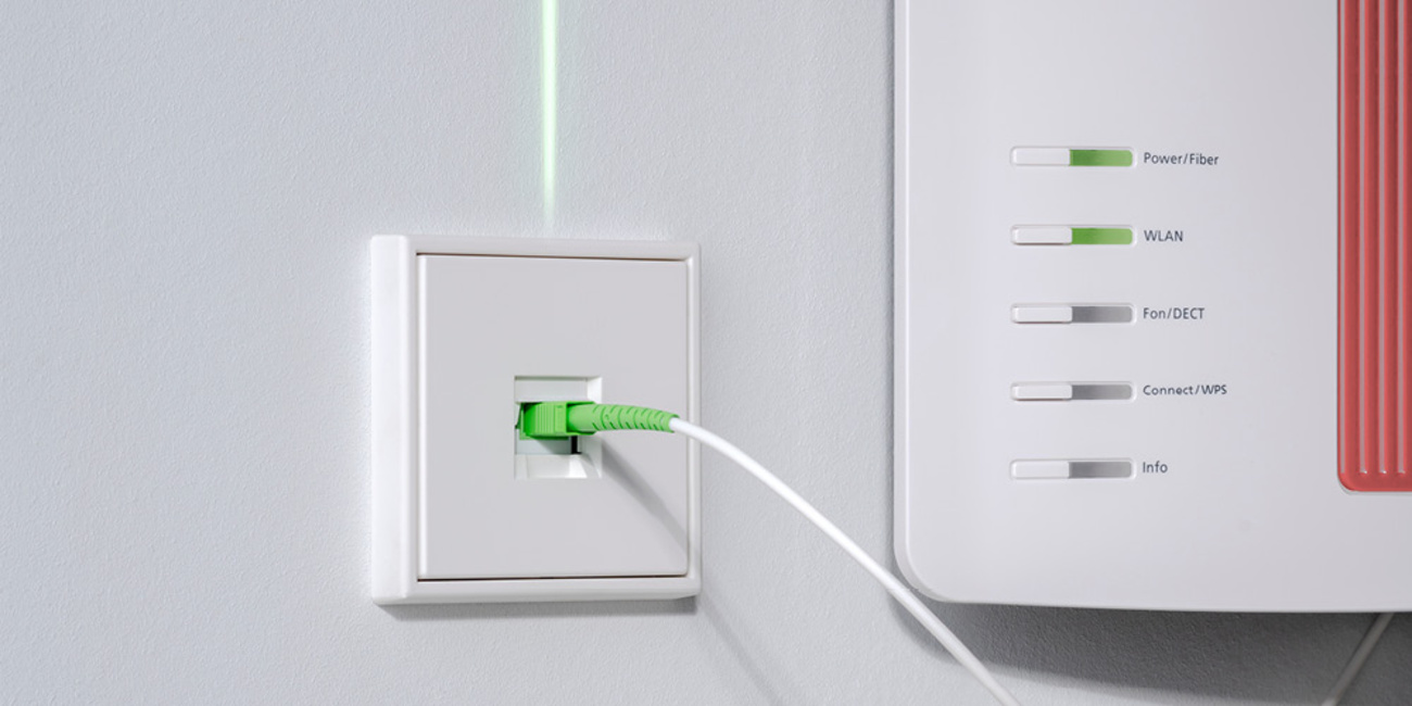 Die neuen Glasfaser-Anschlussdosen bei LES Lochmann Elektro Service in Holzweißig