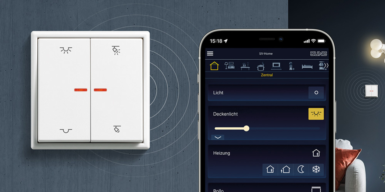 KNX RF Taster bei LES Lochmann Elektro Service in Holzweißig
